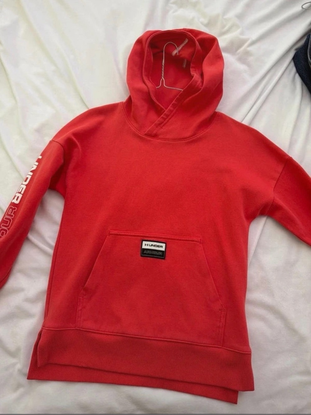 Under Armour Red Men's Crewneck Hoodie Sweatshirt